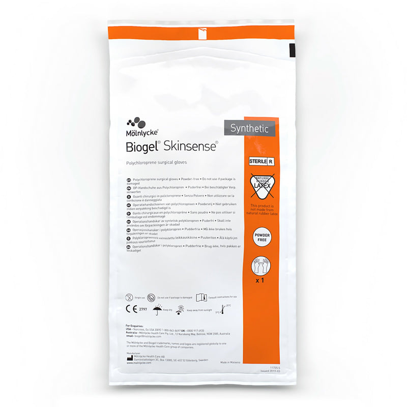 Biogel® Skinsense™ Polyisoprene Surgical Glove, Size 6, Straw Color, Sold As 50/Box Molnlycke 31460