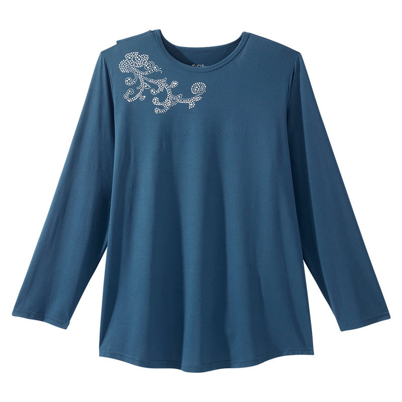 Silverts® Open Back Adaptive Shirt, 2X-Large, Navy Blue, Sold As 1/Each Silverts Sv196_Sv2122_2Xl