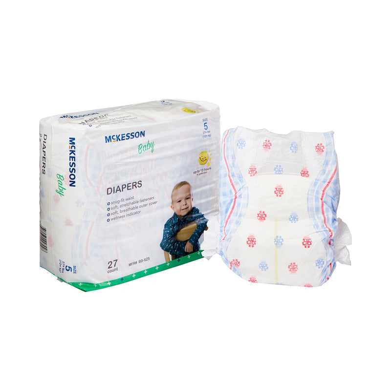 Mckesson Baby Diaper, Size 5, Sold As 1/Bag Mckesson Bd-Sz5