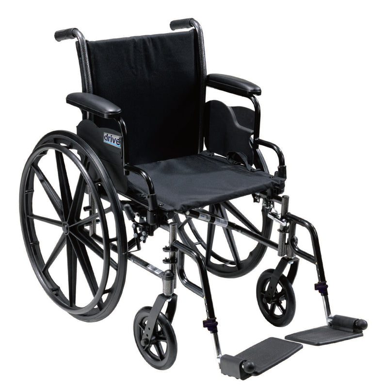 Drive™ Cruiser Iii Lightweight Wheelchair, 20-Inch Seat Width, Sold As 1/Each Drive K320Dfa-Sf