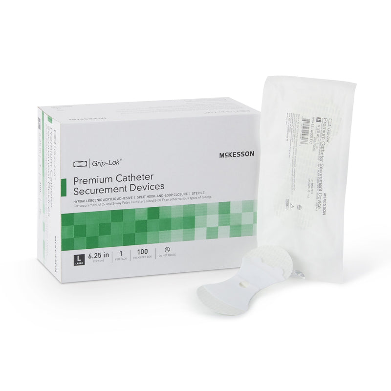 Mckesson Grip-Lok® Premium Catheter Securement Devices, Sold As 100/Box Mckesson 18-3400Lfc