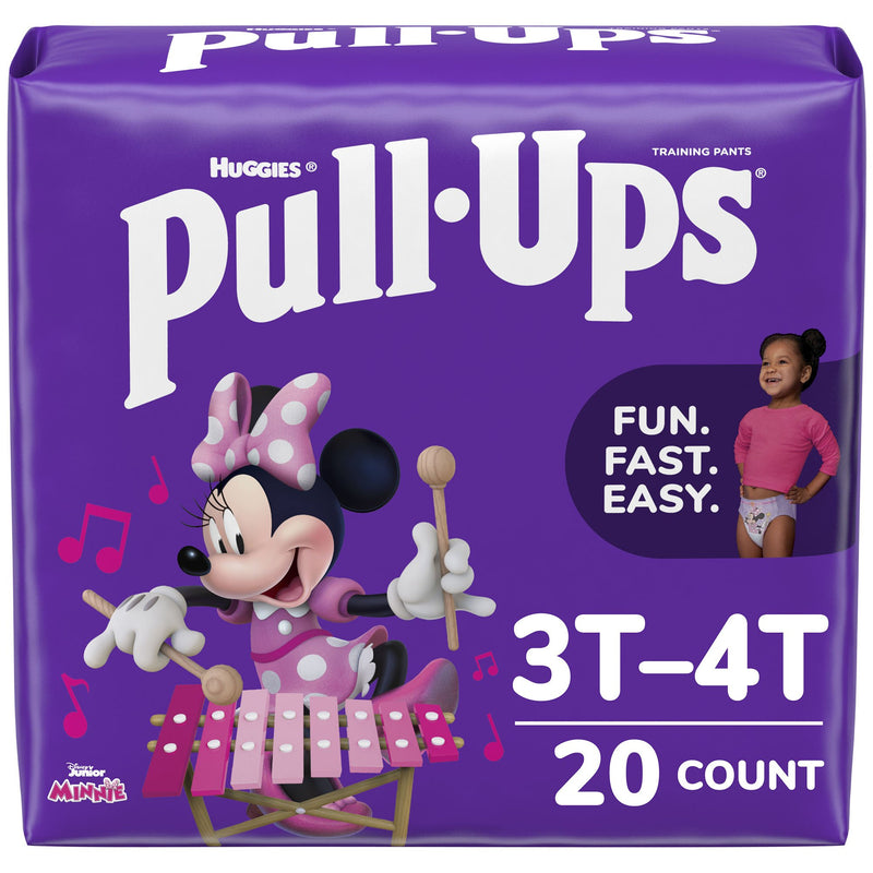 Huggies Pull-Ups® Learning Designs® For Girls Training Pants, 3T To 4T, Sold As 80/Case Kimberly 51353