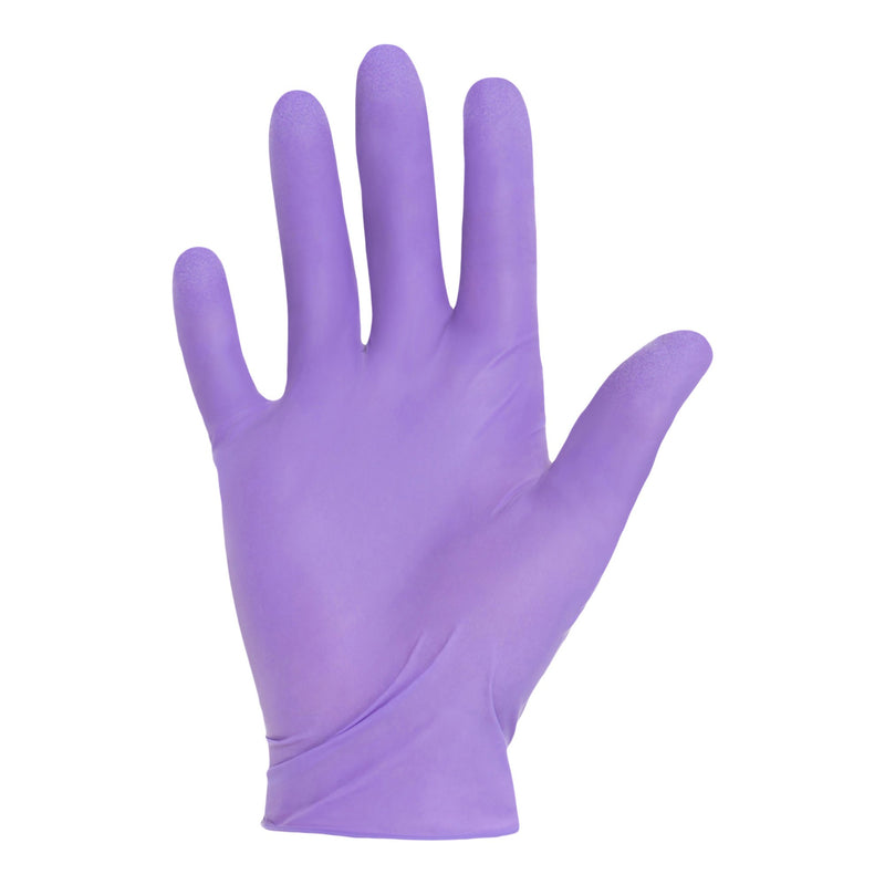 Purple Nitrile-Xtra™ Nitrile Extended Cuff Length Exam Glove, Medium, Sold As 50/Box O&M 14261