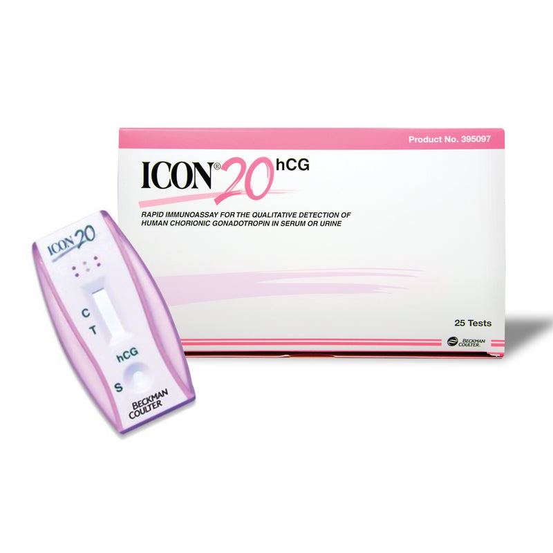 Icon® 20 Hcg Pregnancy Fertility Reproductive Health Test Kit, Sold As 4/Case Hemocue 395097A