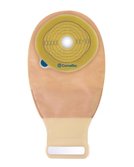 Esteem® + One-Piece Drainable Beige Ostomy Pouch, 12 Inch Length, 1-3/8 Inch Stoma, Sold As 10/Box Convatec 416733