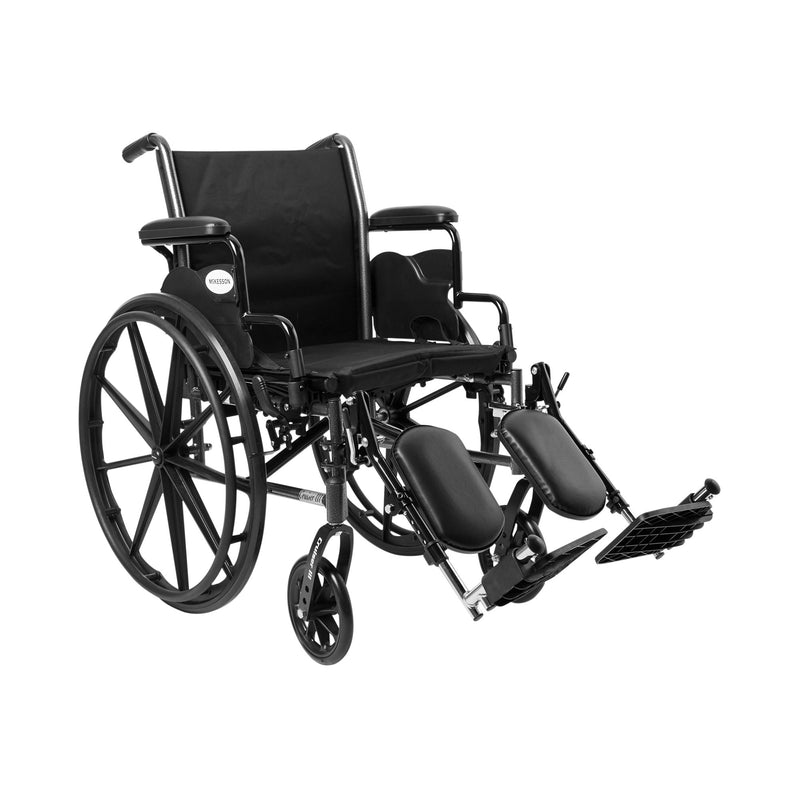 Mckesson Lightweight Wheelchair, 18 Inch Seat Width, Sold As 1/Each Mckesson 146-K318Dda-Elr