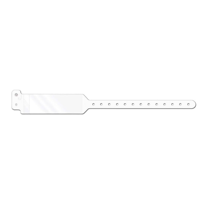 Conf-Id-Ent™ Identification Wristband With Shield, 1-1/4 X 11-3/4 Inch, White, Sold As 500/Case Precision Wbshda-9