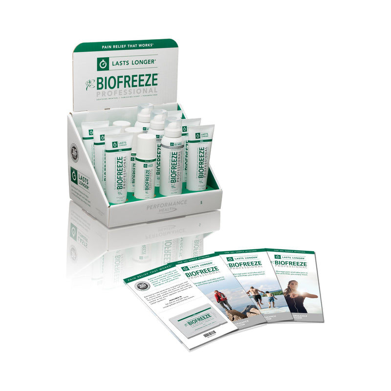 Biofreeze® Professional Counter Display Menthol Topical Pain Relief, Sold As 1/Case Boxout Rkt3209986