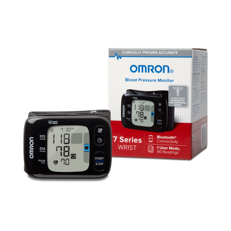 Omron® 7 Series Digital Blood Pressure Wrist Unit, Automatic Inflation, Adult, One Size Fits Most, Sold As 1/Each Omron Bp6350