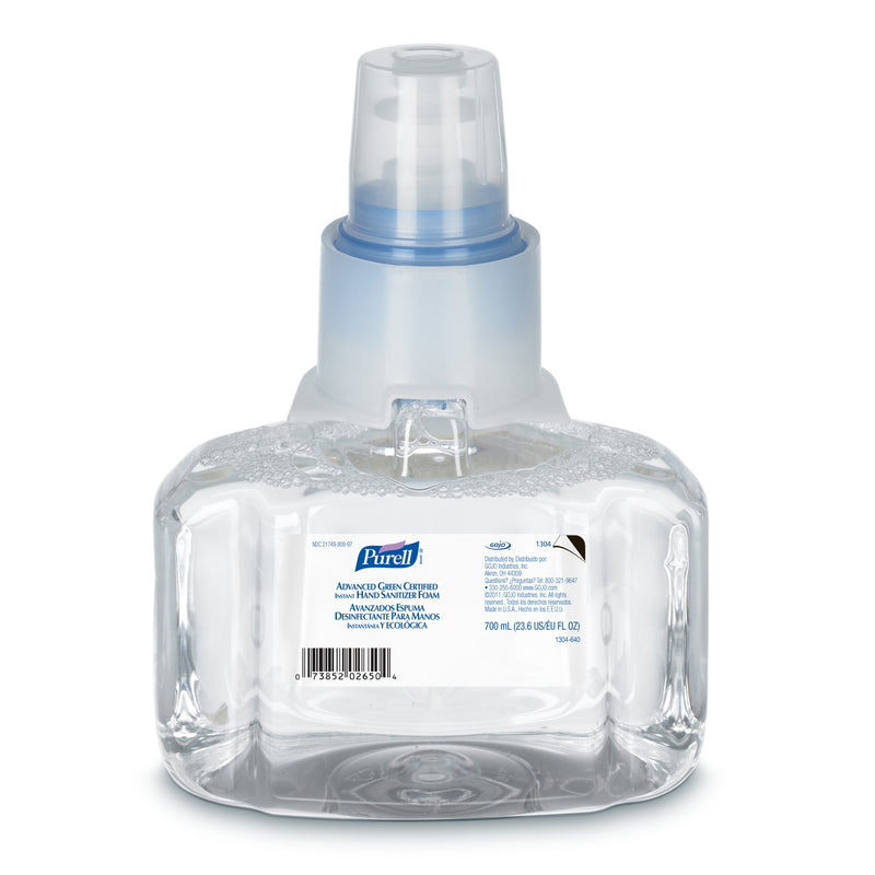 Purell Advanced Hand Sanitizer Foam, 70% Ethyl Alcohol, 700 Ml Refill Bottle, Sold As 1/Each Gojo 1304-03