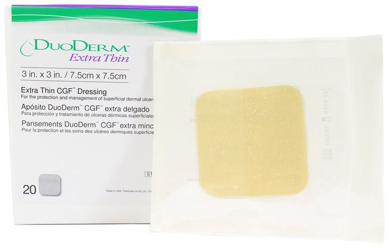 Duoderm® Extra Thin Hydrocolloid Dressing, 6 X 7 Inch Triangle, Sold As 1/Each Convatec 187903