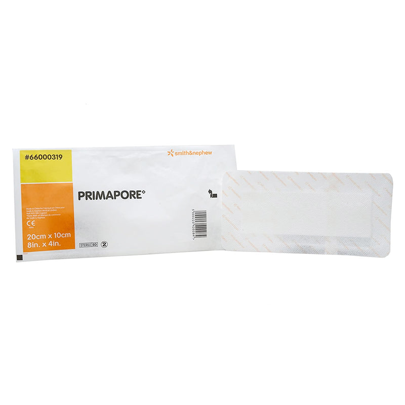 Primapore Adhesive Dressing, 10 X 20 Centimeter, Sold As 200/Case Smith 66000319