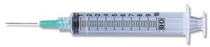 Bd 10 Ml Syringes & Needles. Syringe/ Needle Combination, 10Ml , Luer-Lok™ Tip, 21G X 1½", 100/Bx, 4 Bx/Cs (Continental Us Only) (Drop Ship Requires P