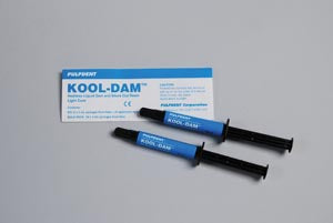 Pulpdent Kool-Dam™ Heatless Liquid Dam. Liquid Dam Kool-Dam-Kit2 X 3 Ml Syringes/20 Tips, Each