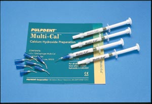 Pulpdent Multi-Cal™ Calcium Hydroxide Paste. Calcium Hydroxide Pastemulti-Cal 3 Ml Syringe, Each