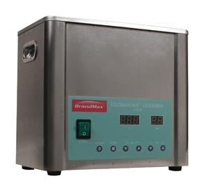 Brandmax Tri-Clean ™ Ultrasonic Cleaners. Cleaner Ultrasonic Ss W/Heat5L/1.32 Gal, Each