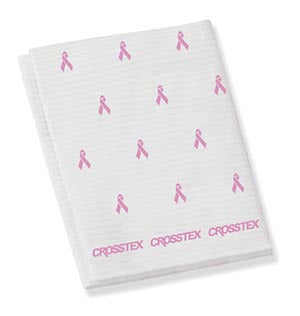 Crosstex Econoback® 2 Ply Towels. Mbo-Towel 2Ply Paper W/Poly 19X13Pink Ribbons Econobk 500/Cs, Case