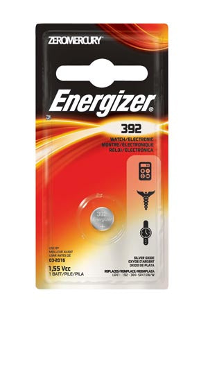 Energizer Silver Oxide Battery. Battery 1.5V Watch Silveroxide 6/Pk 12Pk/Cs, Case