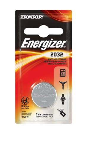 ENERGIZER INDUSTRIAL BATTERY - LITHIUM, BATTERY, LITHIUM, 3V MINIATURE COIN, 1/BLISTER CARD, 6 CARDS/BX (ITEM IS CONSIDERED HAZMAT AND CANNOT SHIP VIA