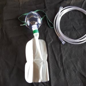 Med-Tech Oxygen Masks. Oxygen Mask, Total Non-Rebreather W/Bag, Pediatric, Standard, 7' Star Tubing, 50/Cs (40 Cs/Plt). Oxy Mask Total Non-Rebr W/Bagp