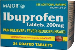 Major Analgesic Tablets. Ibuprofen, 200Mg, 24S, Compare To Advil®, 144/Cs, Ndc