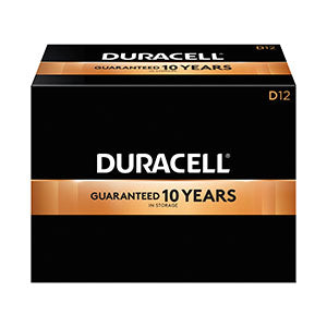 Duracell® Coppertop® Alkaline Battery With Duralock Power Preserve™ Technology. Battery Alkaline Coppertop D6/Bx 12Bx/Cs Upc 01301, Case