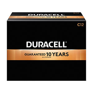 Duracell® Coppertop® Alkaline Battery With Duralock Power Preserve™ Technology. Battery Alkaline Coppertop C1.5V 12/Bx 6Bx/Cs Upc 01401, Case