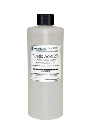 Edm3 Stains And Reagents. Acetic Acid, 2%, 16 Oz (Item Is Non-Returnable) (Us Only). Solution Acetic Acid 2Pctnon-Reg 16Oz, Each