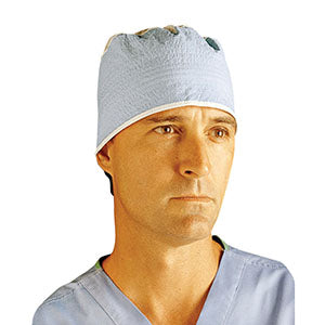 Cardinal Health Surgeon'S Caps And Hoods. Cap Surgeons W/Ties Blue100/Bx 6Bx/Cs, Case
