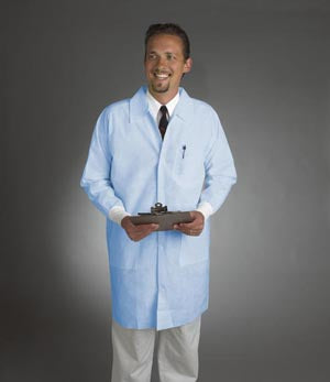 Alphaprotech Critical Cover® Alphaguard® Lab Coats. Coats Lab Alphaguard Blue Sm30/Cs, Case