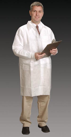 Alphaprotech Critical Cover® Alphaguard® Lab Coats. Coats Lab Alphaguard White 3Xl30/Cs, Case