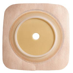 Convatec Sur-Fit Natura® Two-Piece Durahesive® Skin Barrier. Barrier Skin W/Tape Collar Tanctf 2.25 Flng 5X5 10/Bx, Box