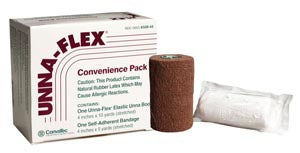 Convatec Unna-Flex® Elastic Bandage. Bandage Compression W/Unnabootself Adher 4X10Yd 12/Cs, Case