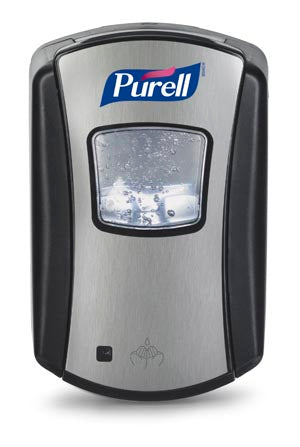 Gojo Purell® Ltx-7™ Dispensers. Dispenser Ltx Purell 700Mlchrome/Blk 4/Cs, Case
