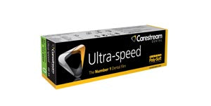 Carestream Ultra-Speed Intraoral X-Ray Film. Xray Film Intraoral Df-54Csz 0 Ultraspd Clinasept 75/Bx, Box