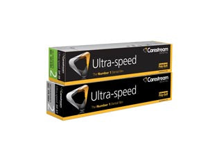 Carestream Ultra-Speed Intraoral X-Ray Film. Xray Film Intraoral Df-57 Sz 2Dbl Pk Ultraspd Poly 130/Bx, Box