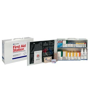 First Aid Only/Acme United First Aid Station - 2 Shelf. First Aid Metal Cabinet 2Shelf(Drop), Each