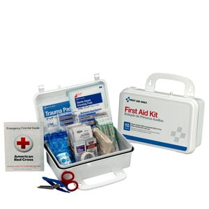 FIRST 25 PERSON VEHICLE ANSI A+ FIRST AID KIT, METAL CASE, 12/CS  1/CASE 90672 **SO