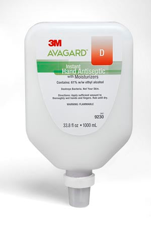 3M™ Avagard™ D Instant Hand Antiseptic. Un1170 Hand Antiseptic Instantwtih Moisturizers 1000Ml 5/Cs, Case