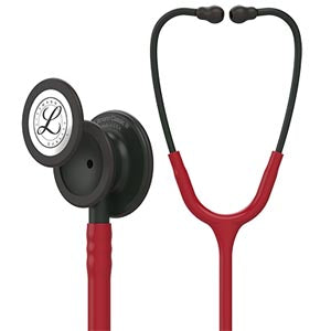 3M™ Littmann® Classic Iii Stethoscope. Stethoscope Blk Finish Cpburgundy Tube 27In, Each