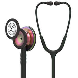 3M™ Littmann® Classic Iii Stethoscope. Stethoscope Rainbow Finishblk Tube 27In, Each