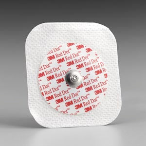 3M™ Red Dot™ Diaphoretic Soft Cloth Monitoring Electrodes. Electrode Soft Cloth W/O Abrad50/Bg 20Bg/Cs, Case