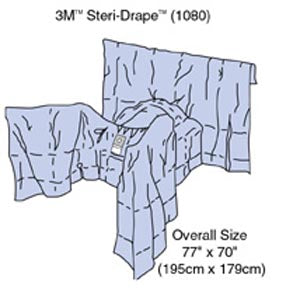 3M™ Obstetrics & Gynecology Drapes. Drape Gyneacological Steri-Drpw/Pouch 77X70 14/Bx 2Bx/Cs, Case