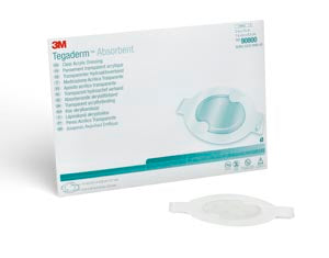 3M™ Tegaderm™ Absorbent Clear Acrylic Dressings. Dressing Clear Acrylic Sm Oval3X3.75 10/Bx 4Bx/Cs, Case