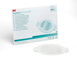 3M™ Tegaderm™ Absorbent Clear Acrylic Dressings. Dressing Clr Acrylic Lg Oval5.6X6.25 10/Bx 4Bx/Cs, Case