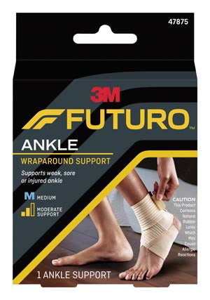 3M™ Psd Futuro™ Wrap Ankle Support. Ankle Support Wrap Med3/Pk 4Pk/Cs, Case