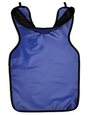 Palmero Protectall X-Ray Aprons. Apron Xray Adult W/Collar .3Mmthick 22.25Inx25.50In Blue, Each