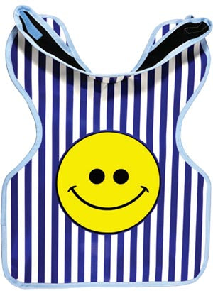 Palmero Protectall X-Ray Aprons. Apron Xray Adult W/Collar .3Mm20Inx20In Blu/Wh Stripes, Each
