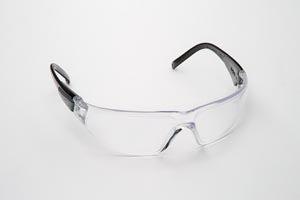 Palmero Provision® Contour Wraps™ Eyewear. Glasses Safety Contour Blkframe Clear Lens Uni Sz 12/Cs, Case