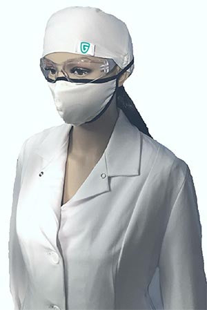 Gant Medical Reuseable Surgical Mask. Tbd-Mask Face Reusable Wh W/Whearloop 25/Bg 4Bg/Cs, Bag